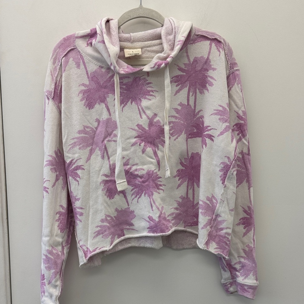 Southern Spirit Cream and Purple Hoodie